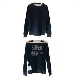Seven Lab Super Woman Mesh Sweatshirt